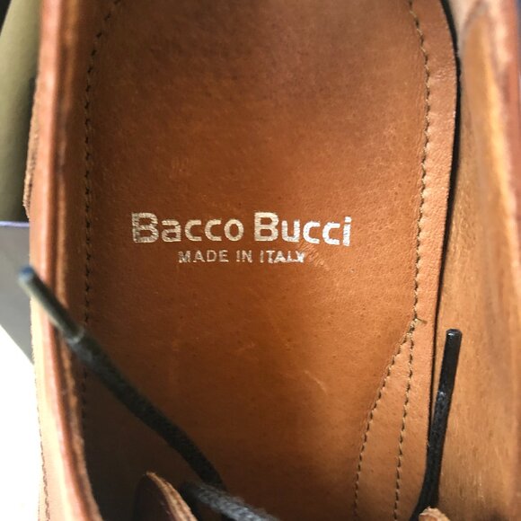 Vintage Men\'s Bacco Bucci Mondial Moscato 001 Chestnut - Size 9 D/EE